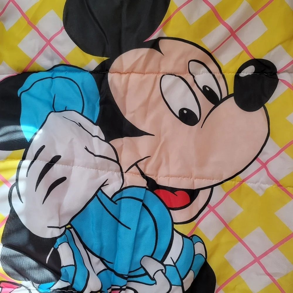 VTG 1980s‎ Disney Mickey Mouse Minnie Kids Sleeping Bag Retro